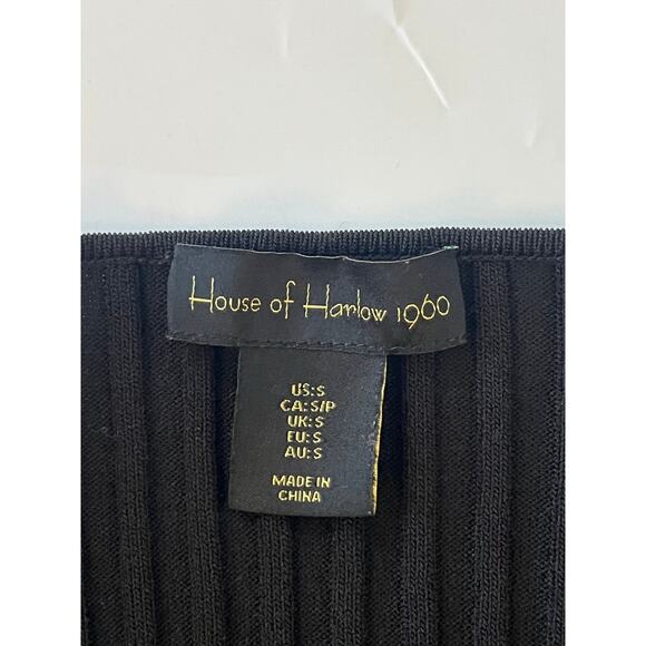 House of Harlow Ribbed Maxi Cut Out  Dress Womens Small Event Whimsigoth Grunge - Picture 14 of 16